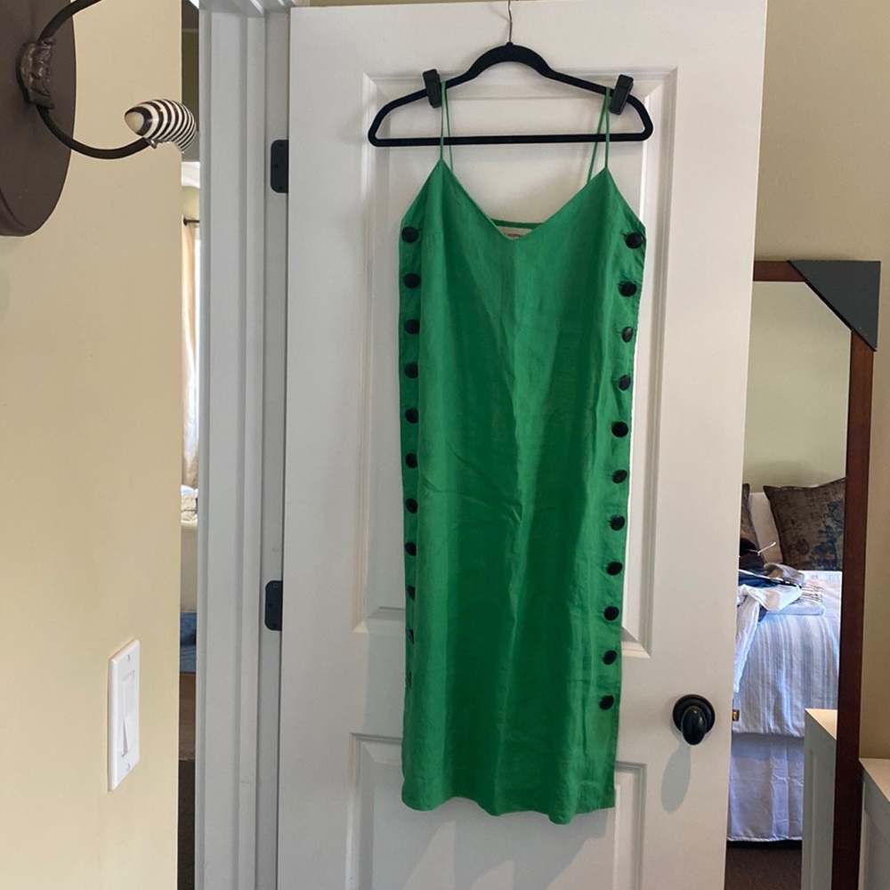 Mara Hoffman strappy long sun dress. 100% Linen. Size XS.
